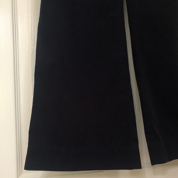 J. Crew Navy City Fit Cotton Wide Leg Flare Chino Pants - Picture 11 of 16